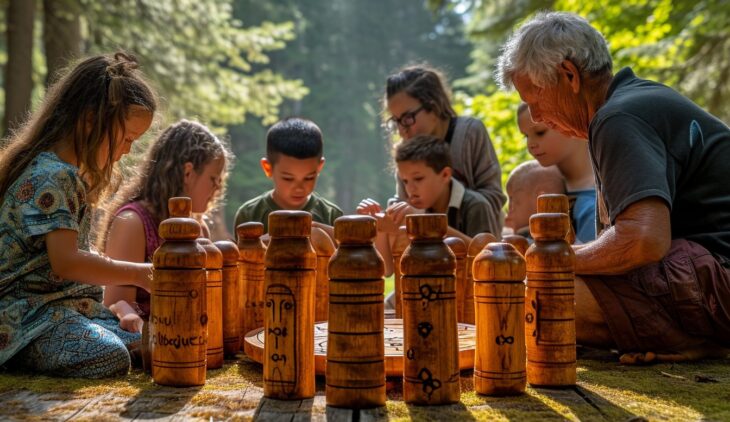 Le bilboquet : un jeu traditionnel en bois pour tous les âges