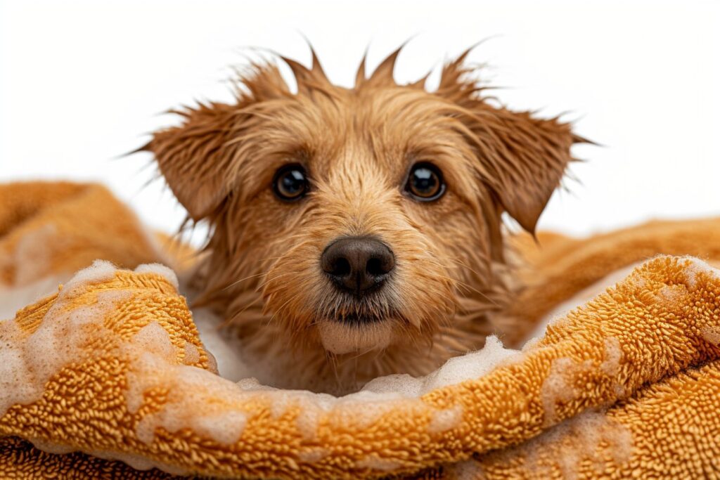 Optez pour le séchage rapide : Les atouts des serviettes et peignoirs en microfibre pour chiens
