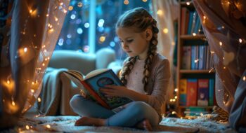 Lire sous les étoiles : Une initiative pour encourager la lecture chez les jeunes filles avec des ciels de lit