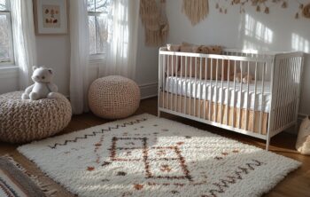 Créer une chambre douillette pour bébé : le rôle essentiel du tapis scandinave