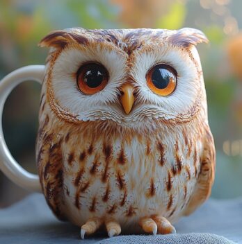 Commencez la journée avec un mug hibou enchanteur