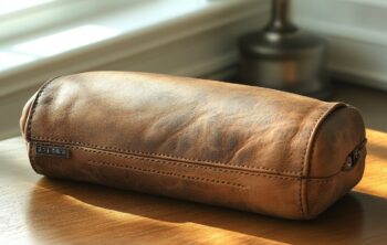 Étui à lunettes souple en cuir d’agneau : élégance et praticité