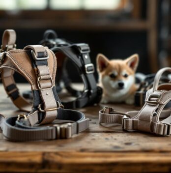 Explorer la gamme de harnais pour chien sur le site mon shiba inu