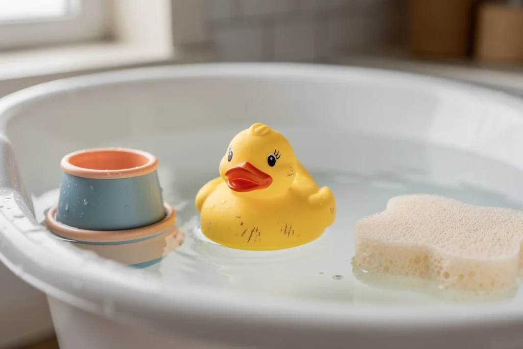 Quels jouets de bain pour bébé choisir pour faciliter votre quotidien ?