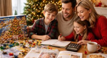 Budget famille pour Noël avec les conseils La Poste et calendriers cadeaux Playmobil