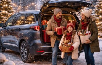 Les fêtes avec votre véhicule familial Renault Espace ou Peugeot 5008 spacieux