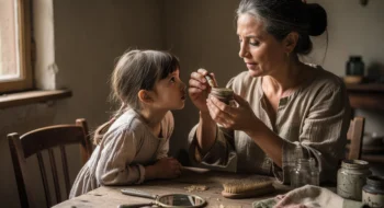 Transmettre les gestes beauté d’autrefois à ses enfants : un héritage culturel précieux