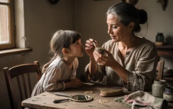 Transmettre les gestes beauté d’autrefois à ses enfants : un héritage culturel précieux