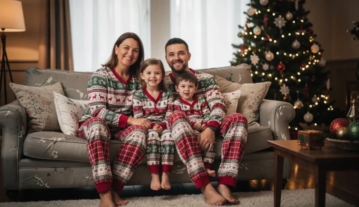 Pyjama de noël famille : un rituel à ne pas manquer